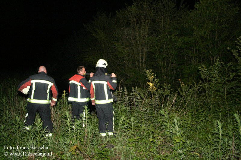 Brandweer blust brandje in Nollebos